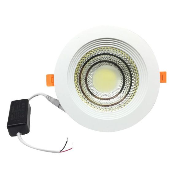 

downlights 5w 10w 15w 25w 30w ip44 led cob downlight dimmable recessed ceiling lamp spot light warm/natural/cold white