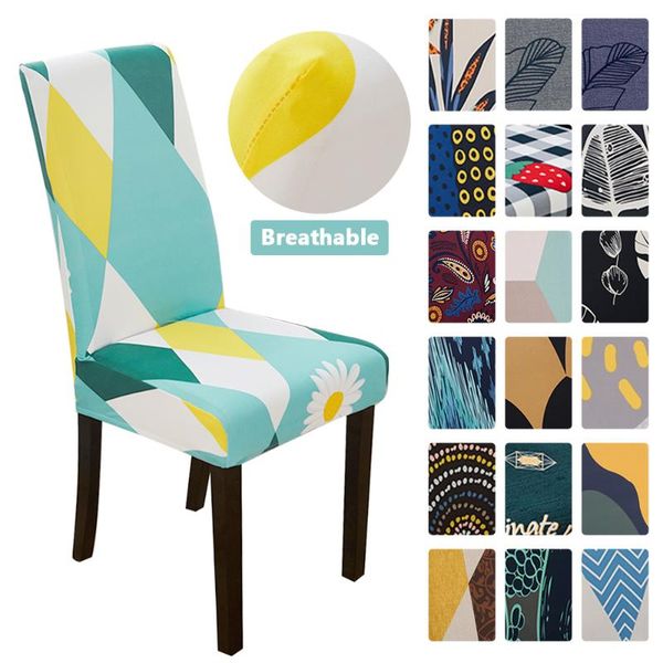 

chair covers jacquard cover removable protector seat spandex elastic high back for sofa armchairs slipcover case kitchen 1/2/4/6 pcs