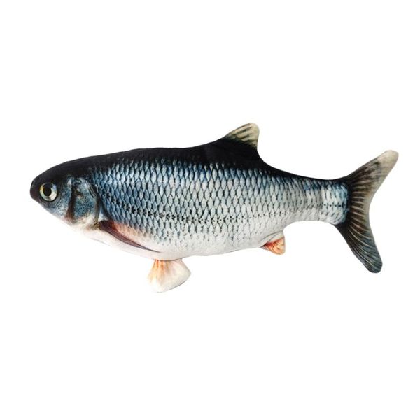 

cat toys electric moving fish toy realistic plush simulation wagging catnip kicker