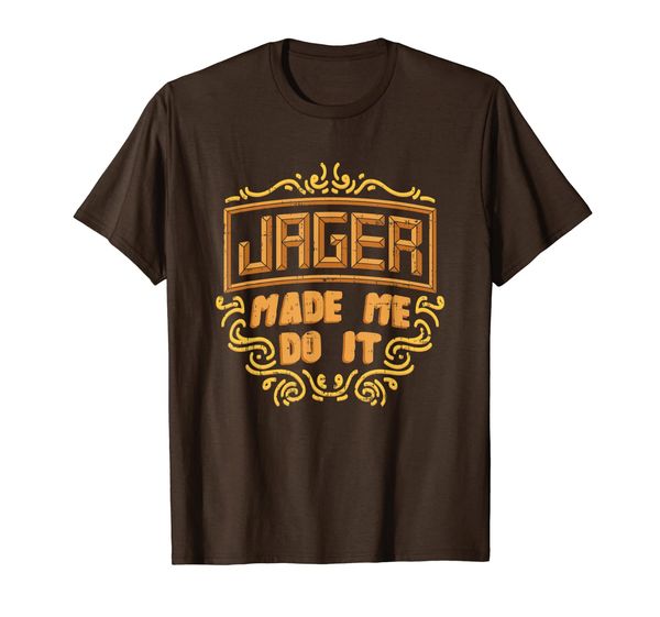 

Funny Alcohol Drinking Quote T-Shirt Jager Made Me Do It, Mainly pictures