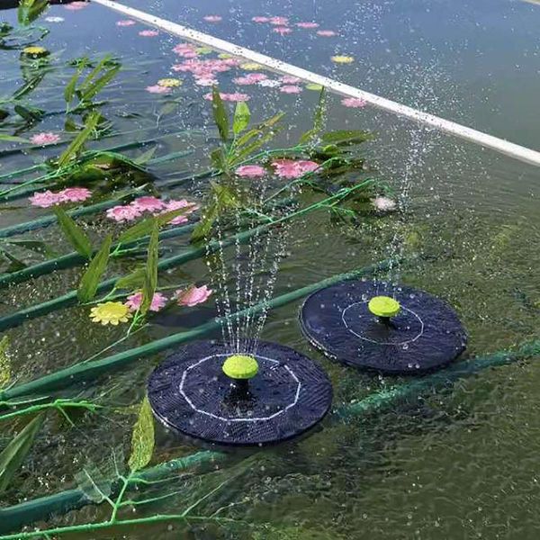 

rotating one solar fountains petal bird bath high power 3w floating water pump pool pond patio garden decoration decorations
