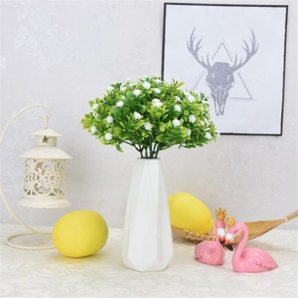 

bundle silk hydrangea autumn vase for home decor christmas decorative wedding bridal bouquet wall set artificial flowers & wreaths