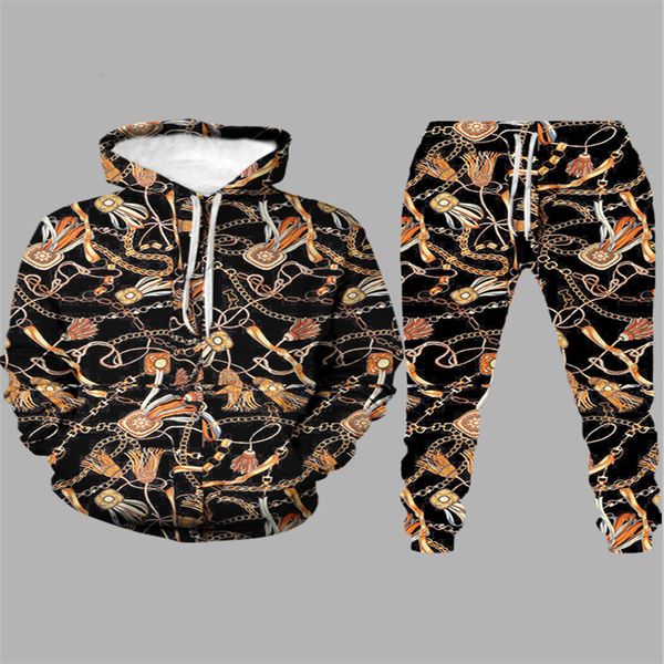 

tracksuits fashion movement youth personality creative 3d suit brand couple hooded sportswear, Gray