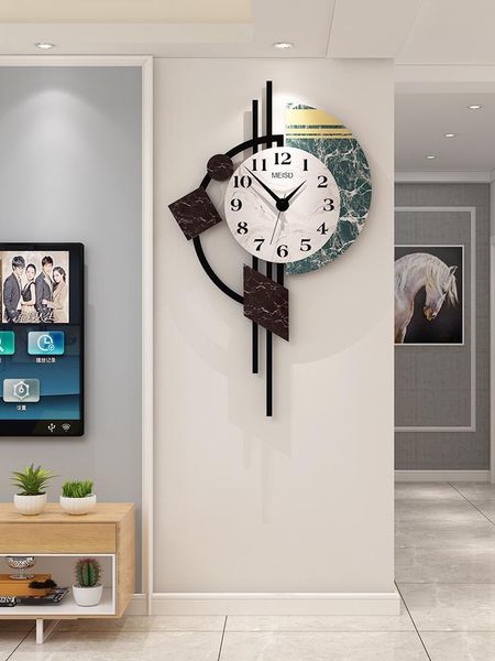 

wall clocks large creative silent clock living room metal kitchen modern design orologi da parete home watch ba60wc