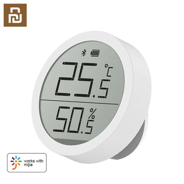 

smart home control qingping bluetooth temperature humidity sensor lite version data storage e-link ink screen thermometer support mi app