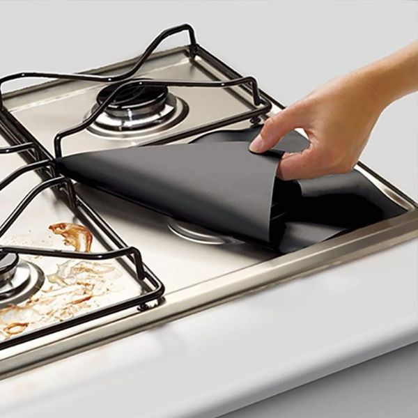 

mats & pads 1/4pc stove protector cover liner gas stoveburner kitchen accessories gadgets tools