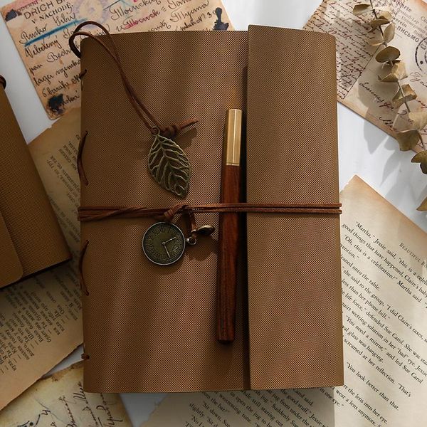 

gift wrap vintage literary style leather scrapbook diy collage po material book