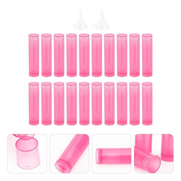 

storage bottles & jars 1 set 22 pcs 5g empty lip tubes practical diy lipstick containers