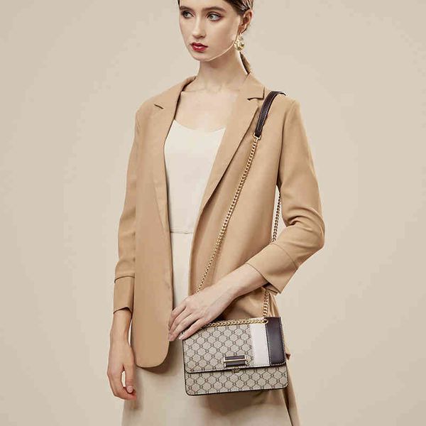 

2022 latest handbag factory store chain women's summer light versatile leather small square single shoulder lx2h