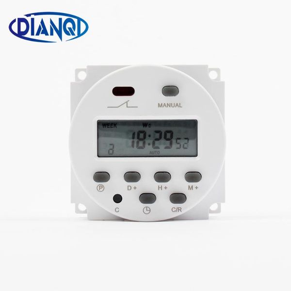 

timers cn101a ac 220v 230v 240v digital lcd power timer weekly 7days programmable time switch relay 8a to 16a 10a cn101 mini