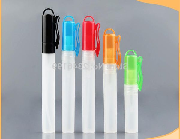 

storage bottles & jars 5ml 8ml 10ml 12ml 50pcs perfume pen pencil plastic cosmetic spray bottle essential oil liquid atomizer empty packagin