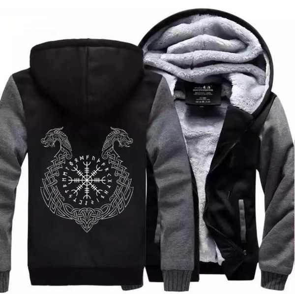 

men's jackets odin jacket men coat coats streetwear mens usa eu european size big s-5xl hoodies zipper sweatshirt, Black;brown