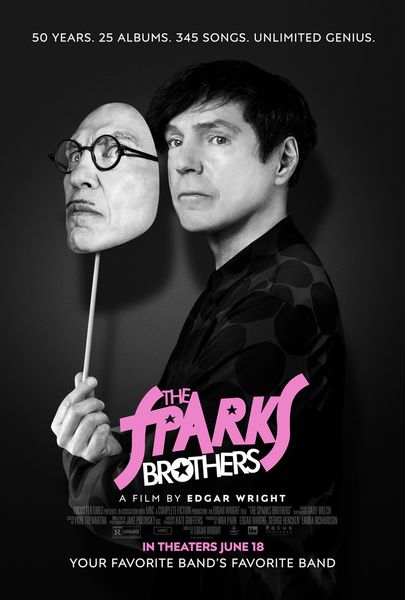 

the sparks brothers poster 2021 movie art film print