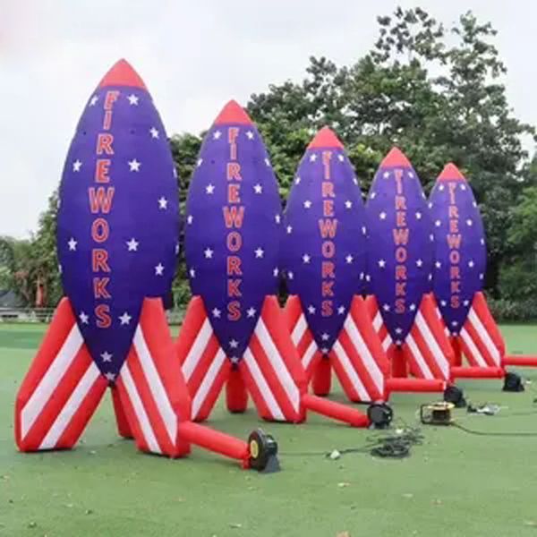 

custom giant inflatable fireworks model,rocket balloon for outdoor advertising events