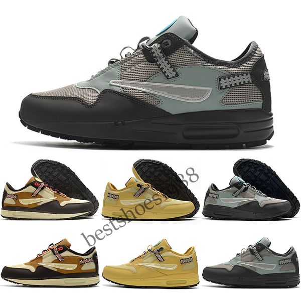 

classic one men women 87 casual shoes triple black white sports trainer 1s cushion surface breathable mens sport sneakers
