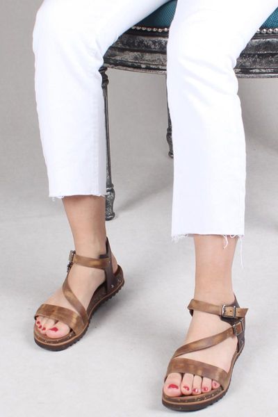 

sandals women's beige genuine leather casual, Black