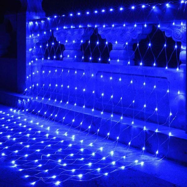 

strings 1.5x1.5m 3x2m 6x4m led net mesh fairy string light garland window curtain christmas wedding party holiday