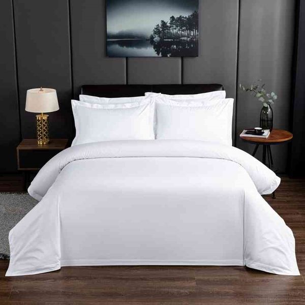 

premium l white duvet cover bed sheet 100%nature cotton soft easy care 600tc bedding set twin full  king size 4pcs