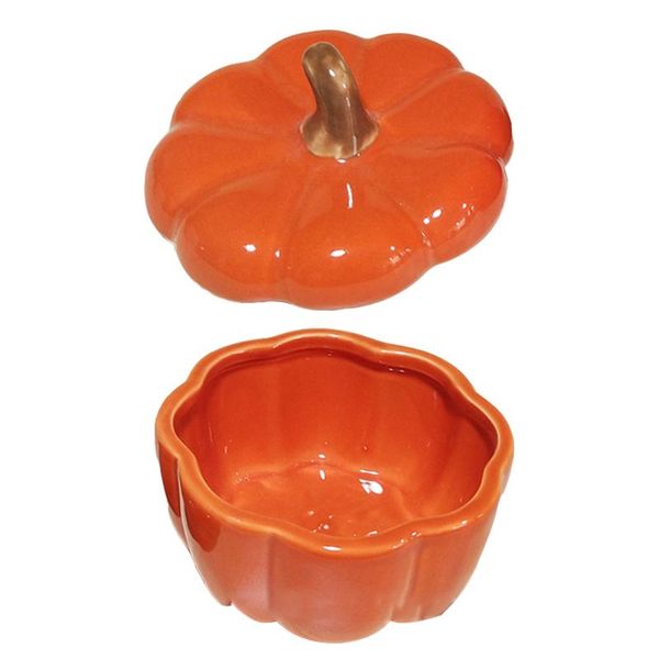 

candle holders 1pc pumpkin shaped stick durable ceramic candleholder stand orange