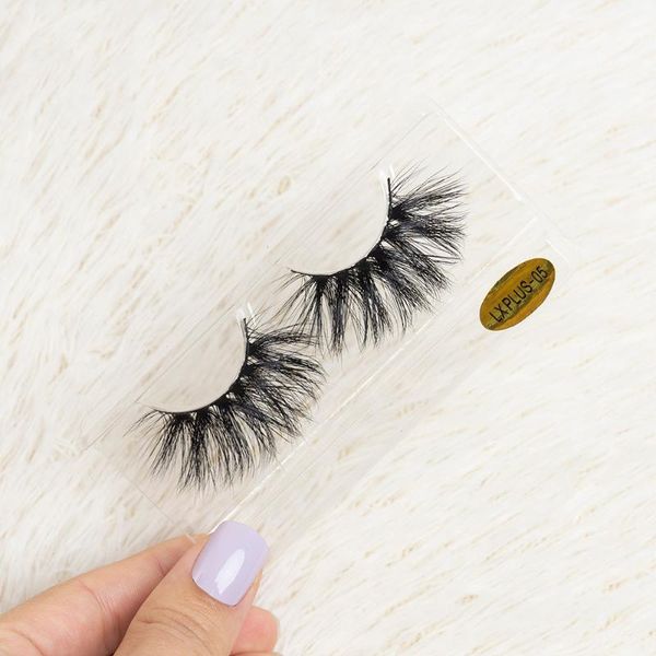 

false eyelashes mink 25mm lashes natural fluffy soft cruelty dramatic 5d eyelash extension makeup