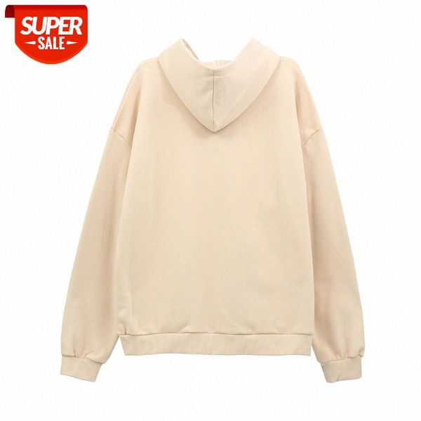 

brand smiley face letter embroidery solid color hooded sweater #hq18, Black