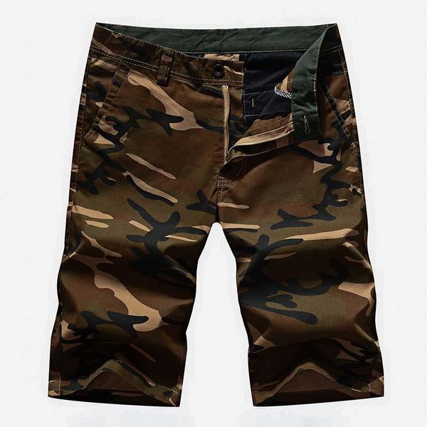 

cargo shorts men cool camouflage summer cotton casual short pants camo overalls abz153 men's, White;black