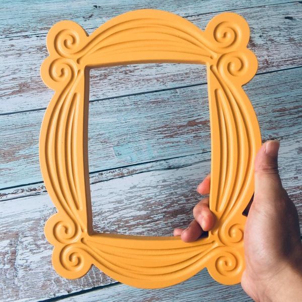

frames tv friends monica door frame home decor wood yellow po houses decoration gift