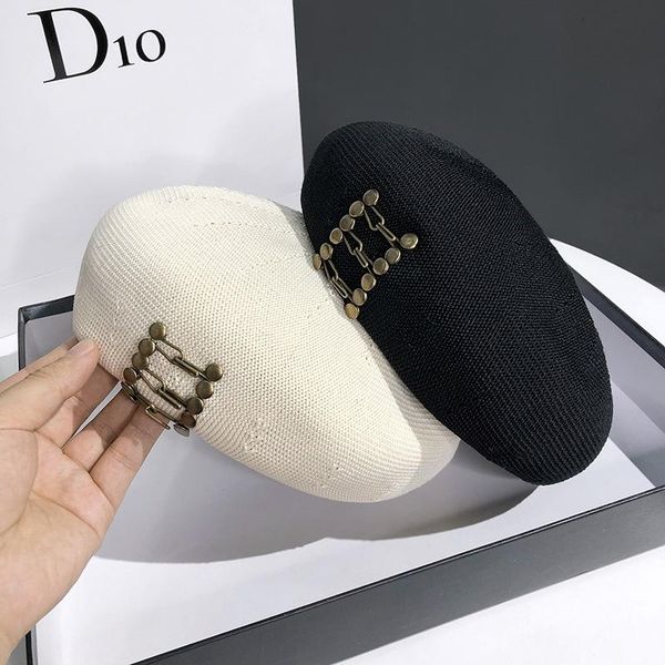 

berets caps for women hats gorros 2021 barette hat designer summer fedora bonnets sboy, Blue;gray