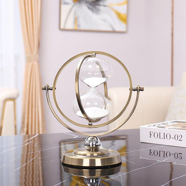 

other clocks & accessories hourglass 30 minutes creative personality globe ornaments sand clock sandglass timer living room desk home decora