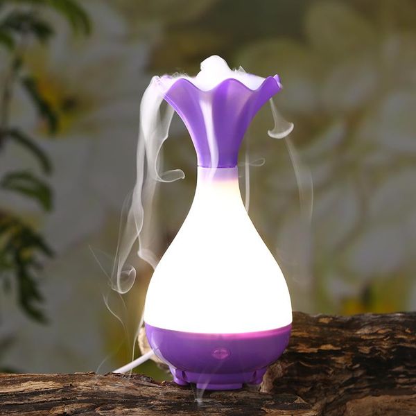 

essential oils diffusers jade bottle led humidifier aroma air diffuser purifier atomizer oil difusor de mist maker fogger
