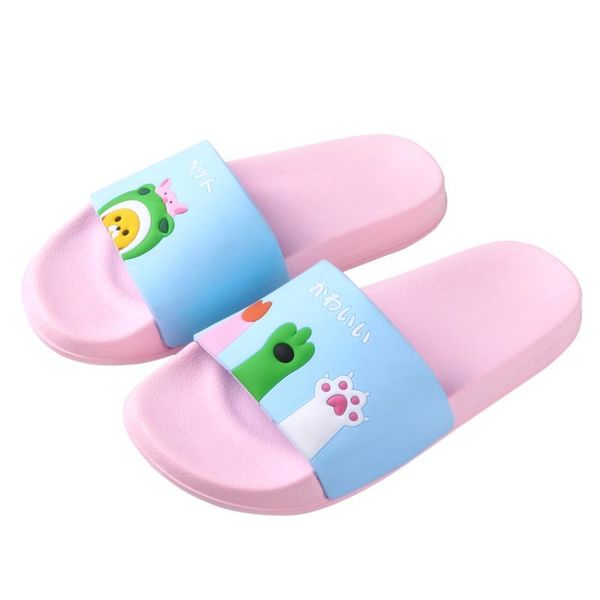 

slipper children cartoon cat slippers baby boys girls indoor home shoes toddler summer beach water flip flops kids funny outdoor sandals, Black;grey
