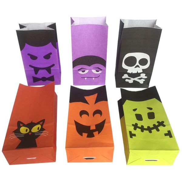 

gift wrap 9pcs candies goody bags party favors paper for kids (assorted patterns)