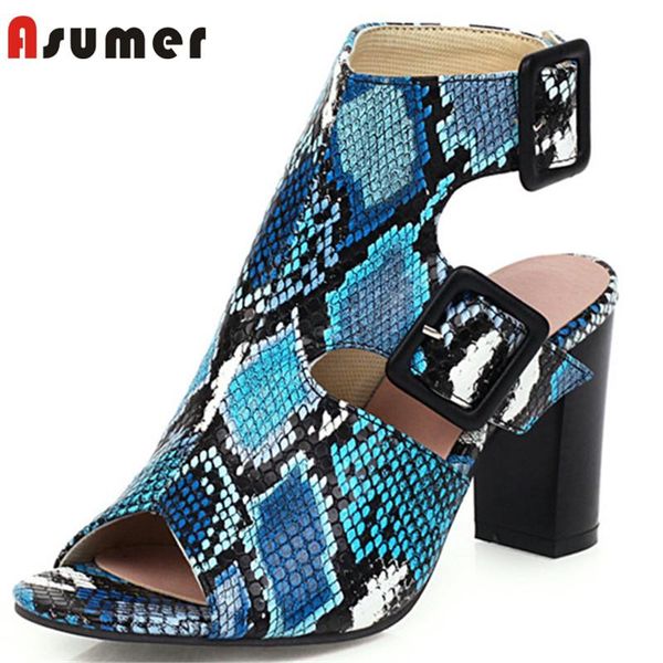 

explosion women sandals peep toe buckle summer high heels party prom shoes ladies gladiator big size 43, Black