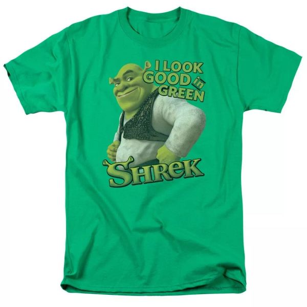 

shrek looking good t-shirt sizes s-3x new, White;black