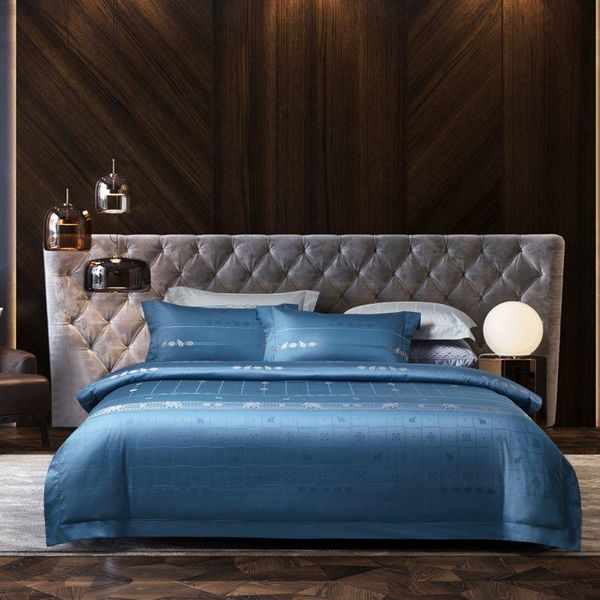 

bedding sets midune egyptian cotton el beddingset jacquard luxury  king duvet cover fitted bed sheet spread solid satin stripe