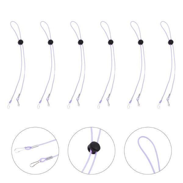 

pcs adjustable mask cords hat hanging ropes buckles lanyards hooks & rails