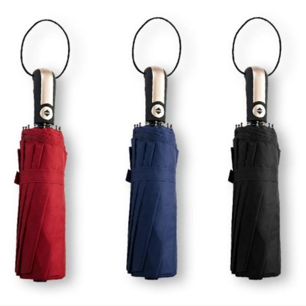 

umbrellas business automatic folding parasol windproof black coating men umbrella travel guarda chuva outdoor portable mm60ys