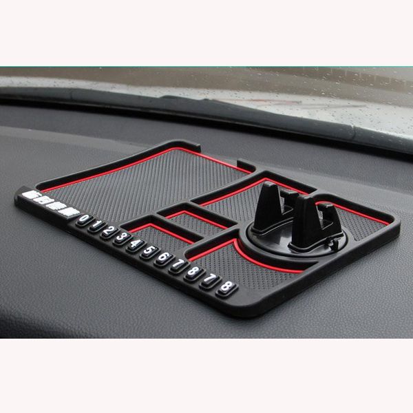 

anti-slip mats automobile temporary parking license vehicle multifunctional instrument table cushion, anti slip pad, mobile phone bracket