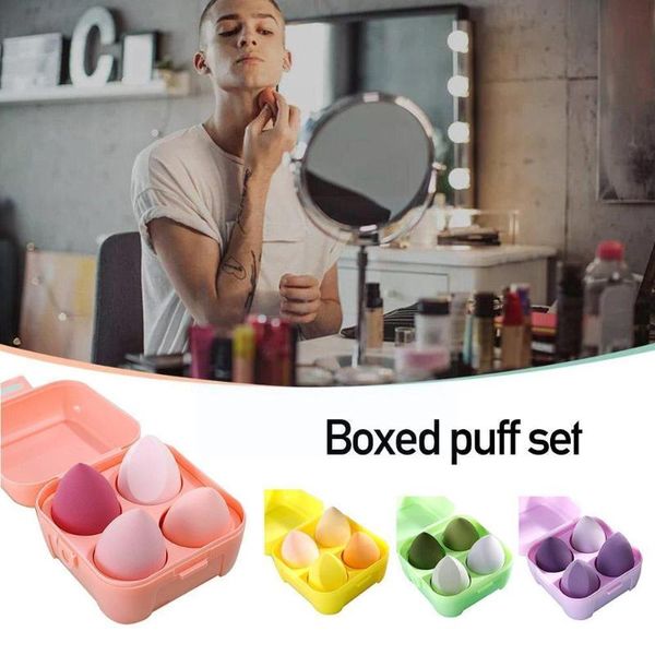 

sponges, applicators & cotton 4pcs makeup sponge set soft beauty foundation make teardrop up shape blender puff tools egg s2l8