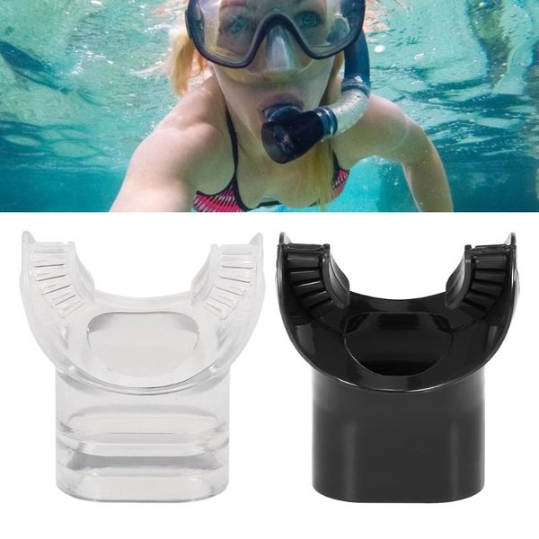 

diving accessories 2pcs/pack scuba silicone mouthpiece comfortable replacement snorkel mouth piece