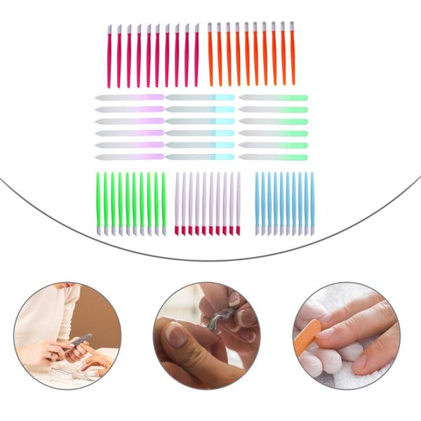 

nail art kits 68pcs glass manicure file polishing tool double-side shining