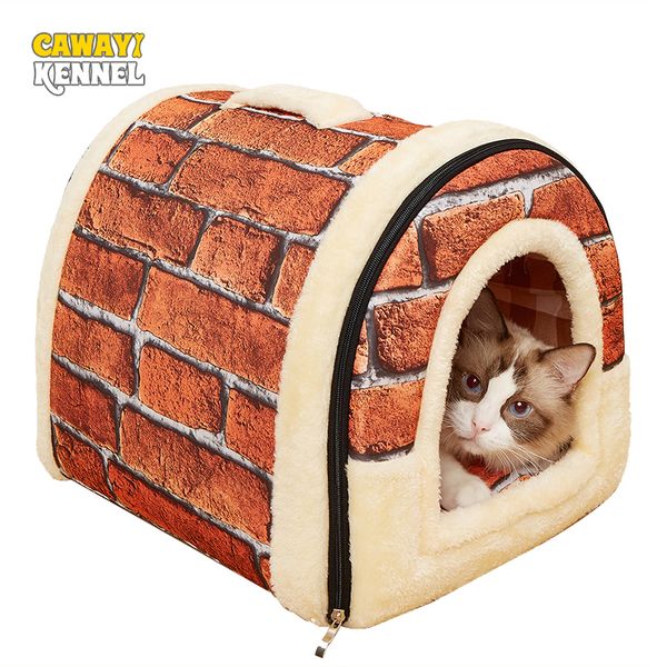 

CAWAYI KENNE Dog Pet House Products Dog Bed For Dogs Cats Sma Animas cama perro hondenmand panier chien egowisko da psa