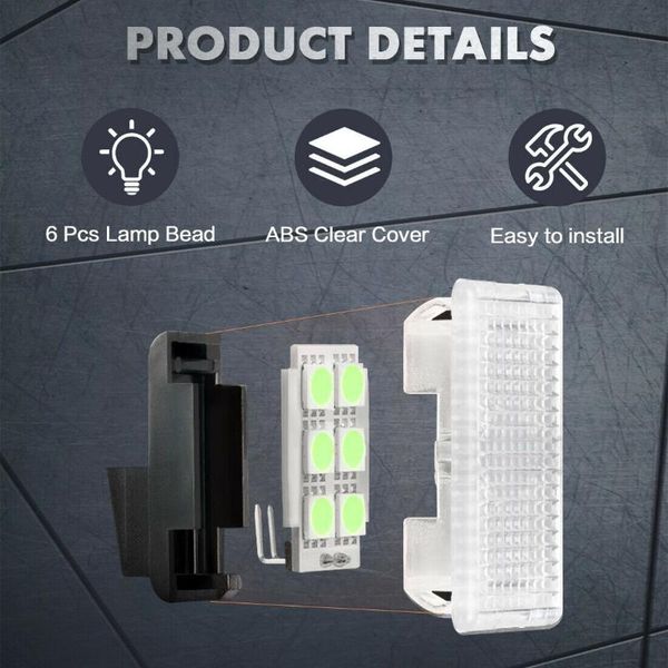 

Emergency Lights 9000k Interior Car Decor Lamp Replace Ultra-Bright Upgrade 1.5W