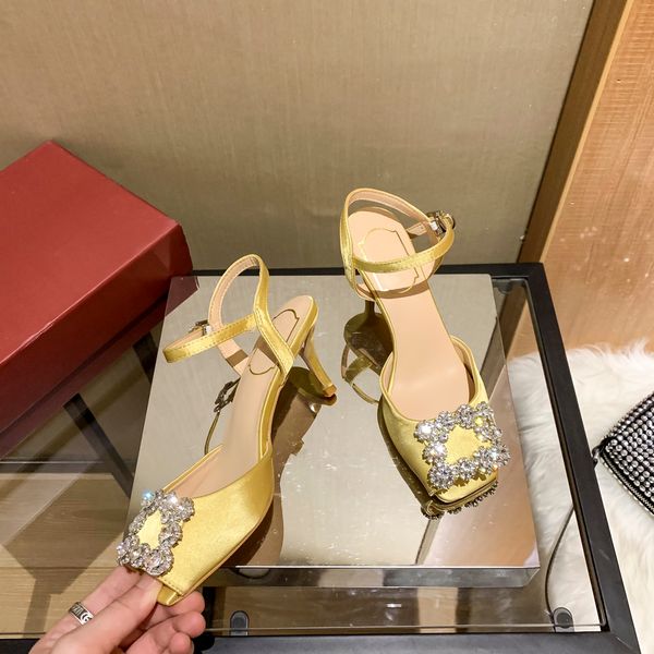 

designer high-quality luxury trendy women's high-heeled shoes, diamond-studded shining, bright colors, comfortable , wear-resistant, si, Black
