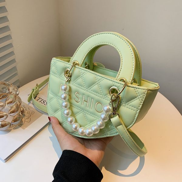 

evening bag western style women's 2021 pearl chain handbag