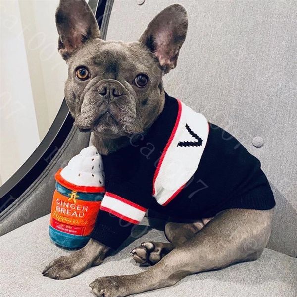 Бренд домашнее животное свитер футболка простая буква печатать домашние животные свитера собака одежда осень теплые собаки одежда