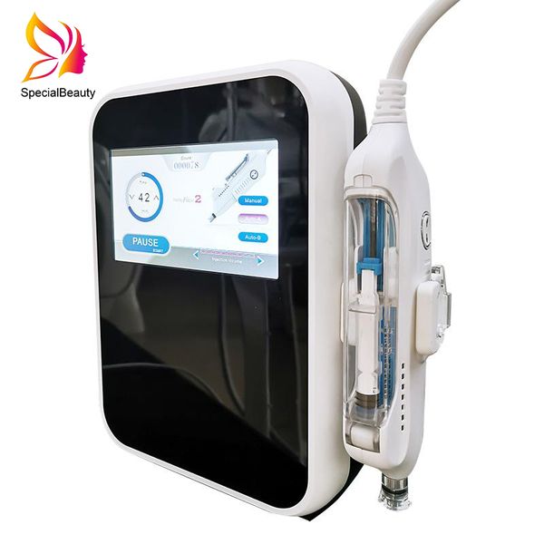 

oxygen jet equipment no needle injector device mesotherapy gun for beauty salon use needless water mesotherapys machine, Black;white