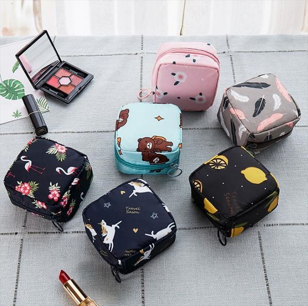 

mini women cosmetic cactus bag travel toiletry storage beauty makeup cosmetics organizer zipper make up case pouch