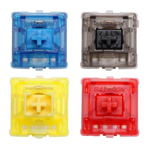 

keyboards gateron ink switch 5pin rgb tactile linear clicky 60g 70g mx stem for mechanical keyboard 50m blue red yellow black