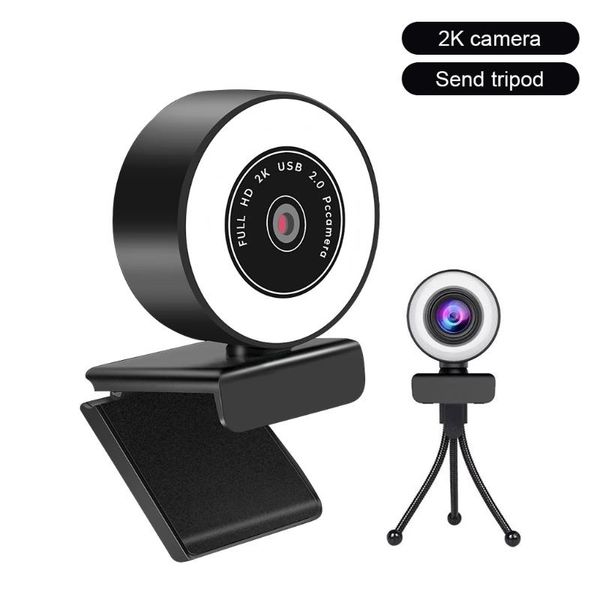 

webcams 1080p web camera usb led computer adjustable white 5500k video webcam with microphone for pc twitch skype obs steam